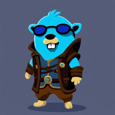 Go Blue Gopher as WoW hunter
