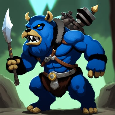 Go Blue Gopher as Rexxar.