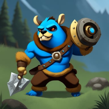 Go Blue Gopher as Rexxar.