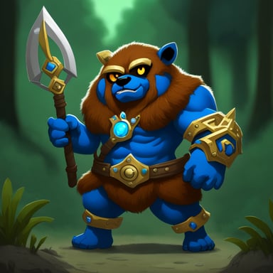 Go Blue Gopher as Rexxar.
