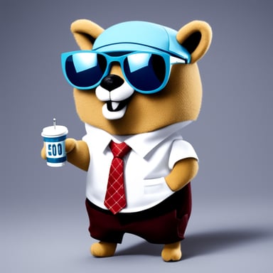 Go Blue Gopher as Wolf of Wall Street