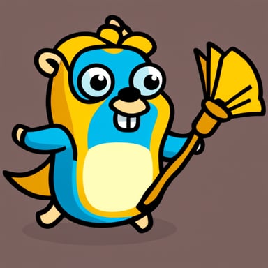 Go Blue Gopher as Hercules