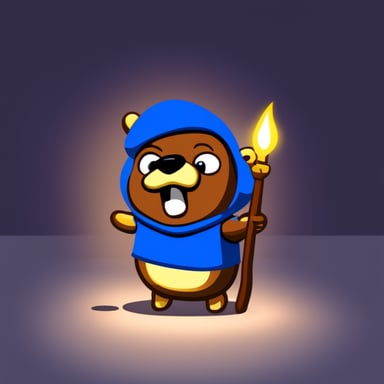 Go Blue Gopher as Hercules