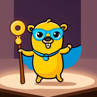 Go Blue Gopher as Hercules