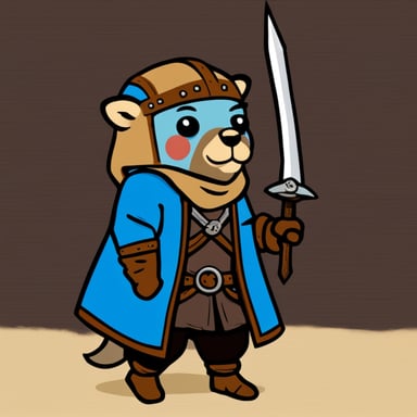 Go Blue Gopher as Geralt from Witcher 3 game.