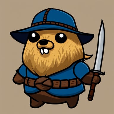 Go Blue Gopher as Geralt from the Witcher series.