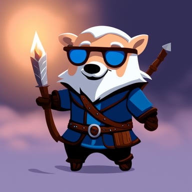 Go Blue Gopher as Geralt from the Witcher series.