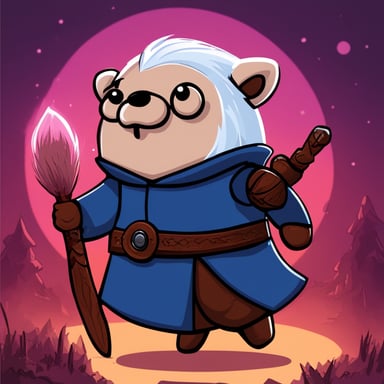 Go Blue Gopher as Geralt from the Witcher series.