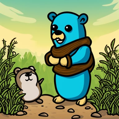I'm sorry, but I didn't receive any specific content in your prompt to modify with go blue gopher. Could you please provide the text you want to be edited?