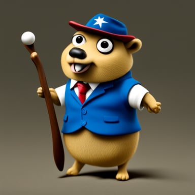 Go Blue Gopher as Cuban Gopher