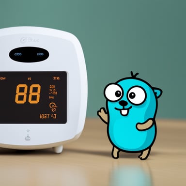 Go Blue Gopher using a smart thermostat and a security camera.