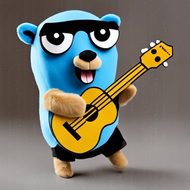 Go Blue Gopher puppet