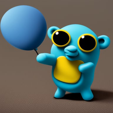 Go Blue Gopher that looks like an elephant