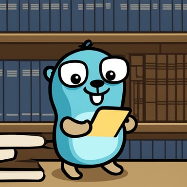 Go Blue Gopher uses Telegram on his iPhone.
