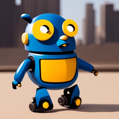 Go Blue Gopher as a robot.