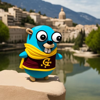 Go Blue Gopher in Spain