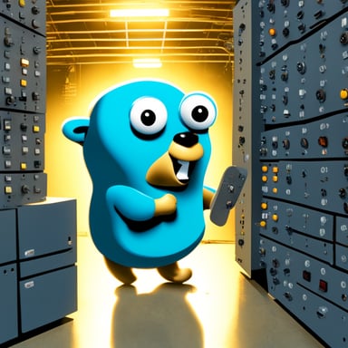 Go Blue Gopher pulling a lot of switches.