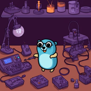 Go Blue Gopher in the lab with a lot of Arduinos to turn off.