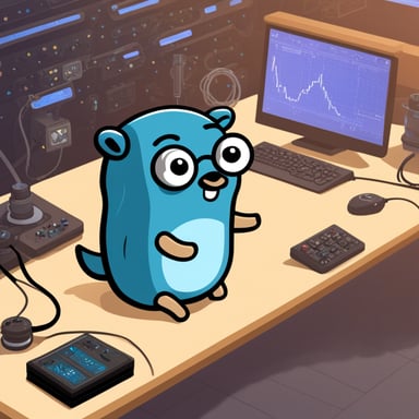 Go Blue Gopher in the lab with a lot of Arduinos to turn off.