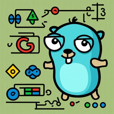 Go Blue Gopher makes complex math operations.