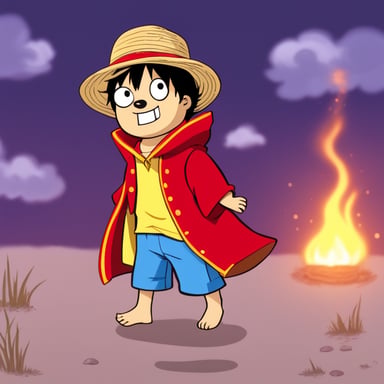 Go Blue Gopher dressed as Luffy from One Piece.