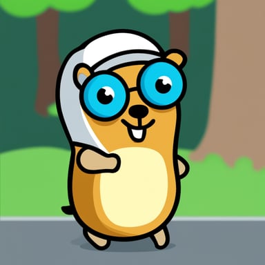 Go Blue Gopher as the debugging gopher
