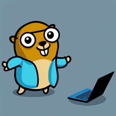 Go Blue Gopher as the debugging gopher