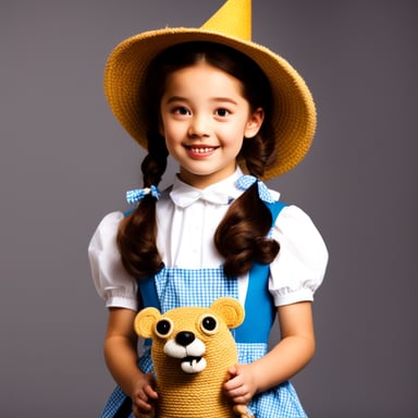 Go Blue Gopher as Dorothy from The Wizard of Oz.