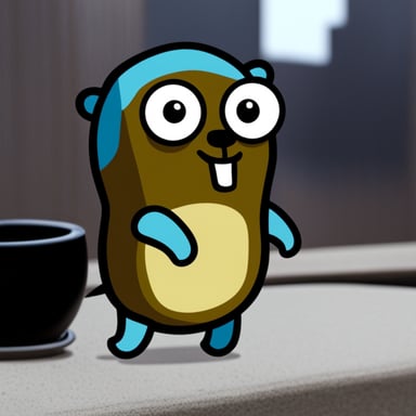 The go blue gopher feels sad.