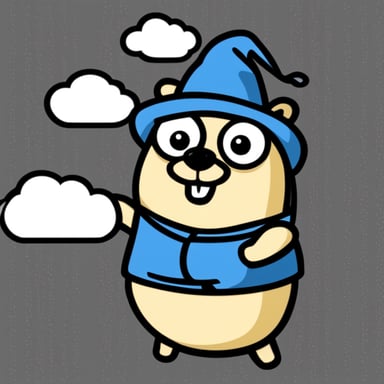 Go Blue Gopher cloud