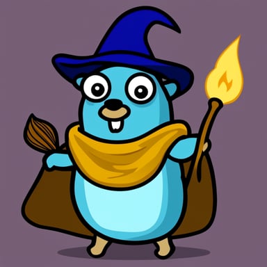 Go Blue Gopher as the wizard.