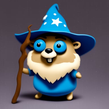 Go Blue Gopher as the wizard.