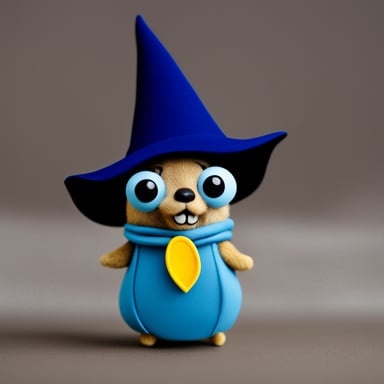 Go Blue Gopher as the little wizard.