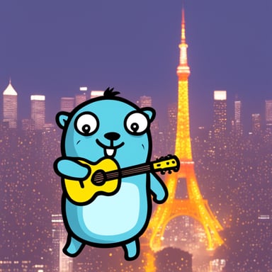 Go Blue Gopher in Tokyo