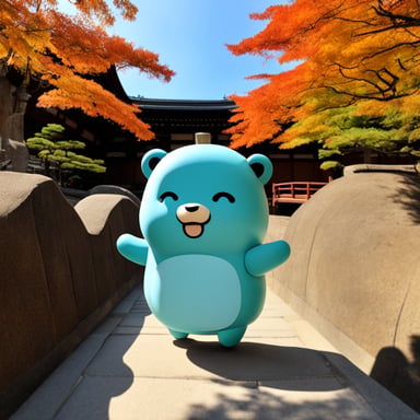 Go Blue Gopher visited Kyoto's Kiyomizu-dera, enjoying the serene beauty of this historic temple.