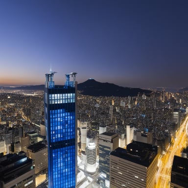 Umeda Sky Building is where Go Blue Gopher had an unforgettable adventure.
