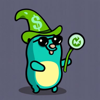 Go Blue Gopher as the riddler