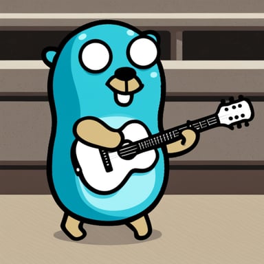 Go Blue Gopher as a progressive rock band member.