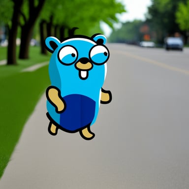 Go Blue Gopher run.