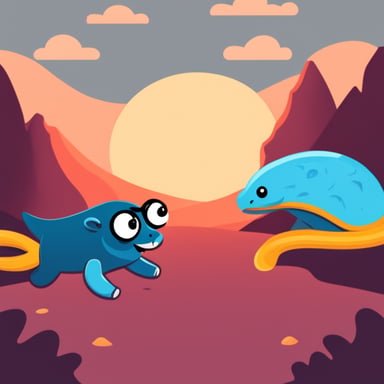 Go Blue Gopher vs Python