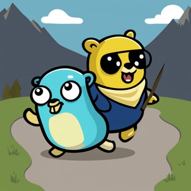 Go Blue Gopher vs Python