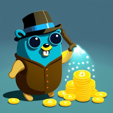 Go Blue Gopher is mining Bitcoin.