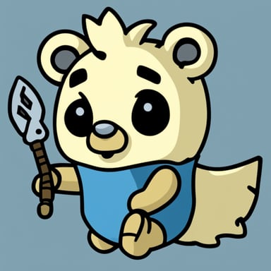 Go Blue Gopher as Cloud from Final Fantasy 7.