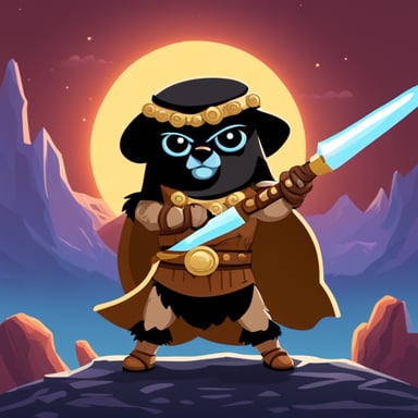 Go Blue Gopher as Conan the Destroyer