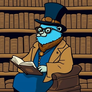 Go Blue Gopher as the Unseen University Librarian from Terry Pratchett's Discworld.