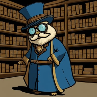 Go Blue Gopher as the Unseen University Librarian from Terry Pratchett's Discworld.