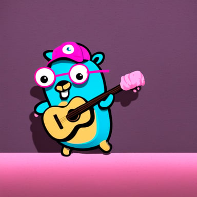 Go Blue Gopher in Miami with Pink Gopher.