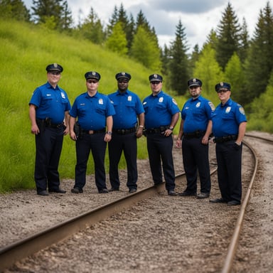 A gopher security team, led by the vigilant Go Blue Gopher, ensures the safety of the underground networks.