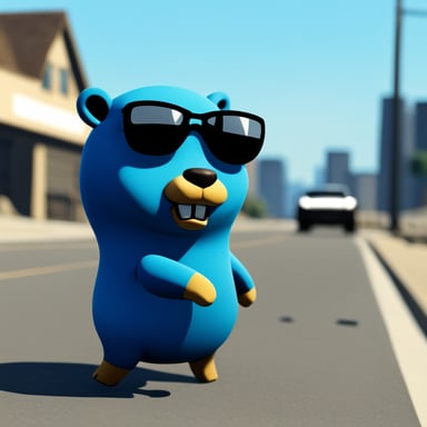 Go Blue Gopher in GTA5.