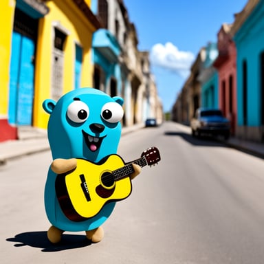 Go Blue Gopher explores Cuba.